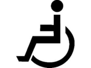 Sticker Custom Preview Image #069251 Health Medical Signs Symbols Handicapped1