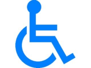 Sticker Custom Preview Image #069254 Health Medical Signs Symbols Handicapped4