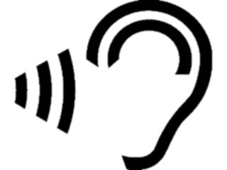 Sticker Custom Preview Image #069262 Health Medical Signs Symbols Hearing Impaired2