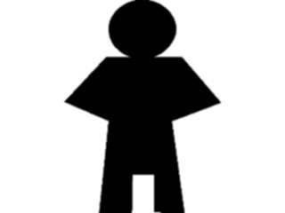 Sticker Custom Preview Image #069423 Health Medical Signs Symbols Silhouette Child2