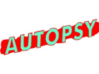 Sticker Custom Preview Image #069451 Health Medical Titles Autopsy