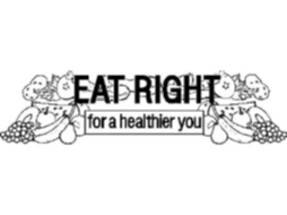 Sticker Custom Preview Image #069460 Health Medical Titles Eat Right