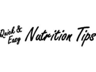 Sticker Custom Preview Image #069504 Health Medical Titles Quick Easy Nutrition Tips