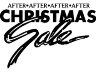 Sticker Custom Preview Image #069520 Holidays Advertising Christmas After Christmas Sale1