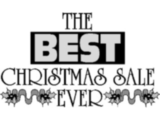 Sticker Custom Preview Image #069523 Holidays Advertising Christmas Best Christmas Sale Ever