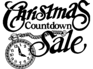 Sticker Custom Preview Image #069532 Holidays Advertising Christmas Christmas Countdown Sale