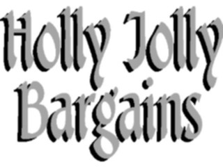 Sticker Custom Preview Image #069569 Holidays Advertising Christmas Holly Jolly Bargains