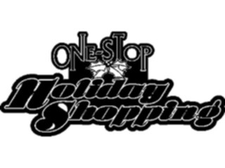 Sticker Custom Preview Image #069582 Holidays Advertising Christmas One Stop Holiday Shopping