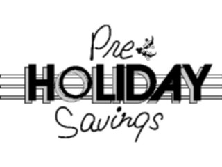 Sticker Custom Preview Image #069587 Holidays Advertising Christmas Pre Holiday Savings