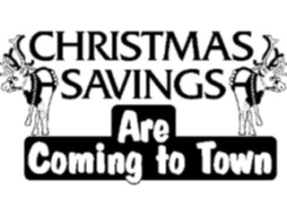 Sticker Custom Preview Image #069596 Holidays Advertising Christmas Savings Comingto Town