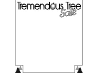 Sticker Custom Preview Image #069614 Holidays Advertising Christmas Tremendous Tree Sale Frame