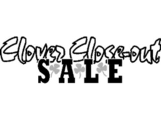 Sticker Custom Preview Image #069637 Holidays Advertising General Clover Close Out Sale