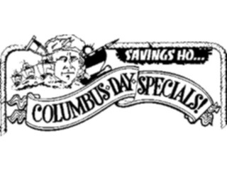 Sticker Custom Preview Image #069638 Holidays Advertising General Columbus Day Specials1