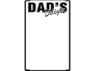 Sticker Custom Preview Image #069643 Holidays Advertising General Dads Delight Frame