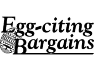 Sticker Custom Preview Image #069651 Holidays Advertising General Eggciting Bargains2