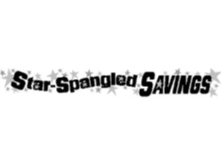 Sticker Custom Preview Image #069814 Holidays Advertising General Star Spangled Savings