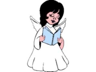 Sticker Custom Preview Image #069920 Holidays Christmas General Angel Singing