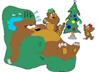 Sticker Custom Preview Image #069930 Holidays Christmas General Bear Family Christmas