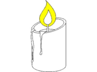 Sticker Custom Preview Image #070028 Holidays Christmas General Candle07