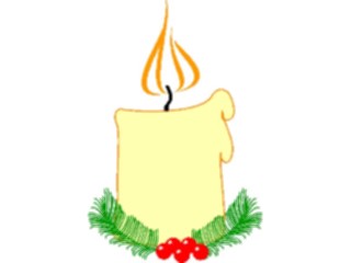 Sticker Custom Preview Image #070029 Holidays Christmas General Candle08
