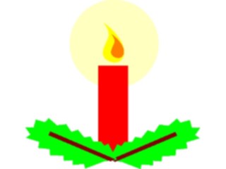 Sticker Custom Preview Image #070033 Holidays Christmas General Candle12