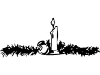 Sticker Custom Preview Image #070040 Holidays Christmas General Candle19