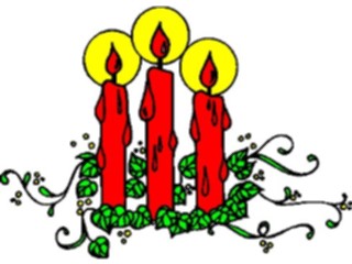 Sticker Custom Preview Image #070086 Holidays Christmas General Candles12