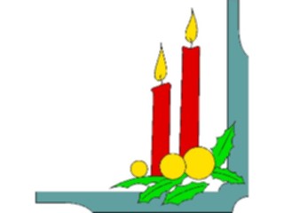 Sticker Custom Preview Image #070095 Holidays Christmas General Candles Corner