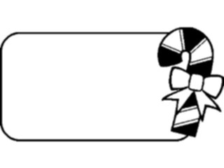 Sticker Custom Preview Image #070132 Holidays Christmas General Candy Cane Frame1