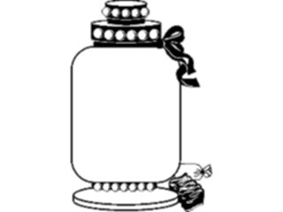 Sticker Custom Preview Image #070150 Holidays Christmas General Candy Jar Frame