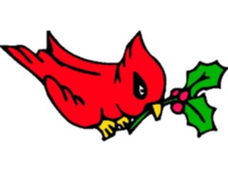 Sticker Custom Preview Image #070156 Holidays Christmas General Cardinal Bird5