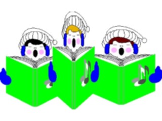 Sticker Custom Preview Image #070163 Holidays Christmas General Carolers1