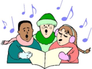 Sticker Custom Preview Image #070165 Holidays Christmas General Carolers3