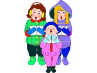Sticker Custom Preview Image #070166 Holidays Christmas General Carolers4