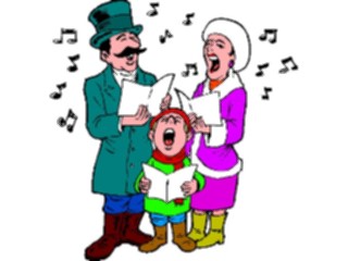 Sticker Custom Preview Image #070168 Holidays Christmas General Carolers6