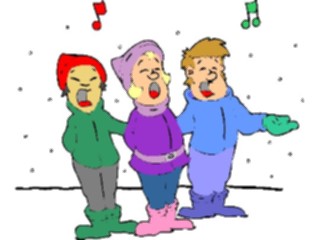Sticker Custom Preview Image #070169 Holidays Christmas General Carolers7