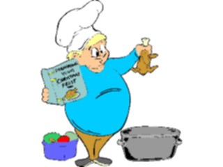Sticker Custom Preview Image #070179 Holidays Christmas General Chef Christmas Feast