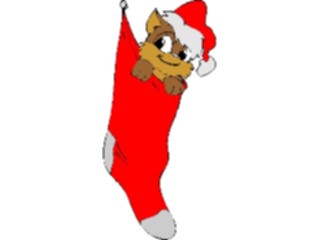 Sticker Custom Preview Image #070533 Holidays Christmas Gifts Stockings Catin Stocking3