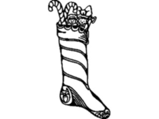 Sticker Custom Preview Image #070715 Holidays Christmas Gifts Stockings Stocking28