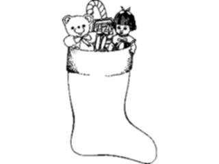 Sticker Custom Preview Image #070716 Holidays Christmas Gifts Stockings Stocking29