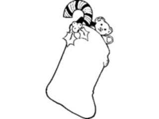 Sticker Custom Preview Image #070738 Holidays Christmas Gifts Stockings Stocking Frame2