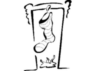 Sticker Custom Preview Image #070743 Holidays Christmas Gifts Stockings Stockingon Mantle