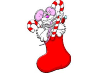 Sticker Custom Preview Image #070747 Holidays Christmas Gifts Stockings Stockingwith Mouse