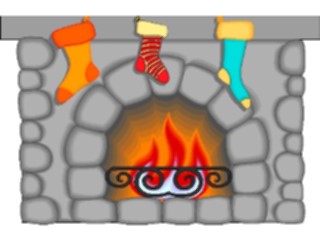 Sticker Custom Preview Image #070754 Holidays Christmas Gifts Stockings Stockingson Mantle5