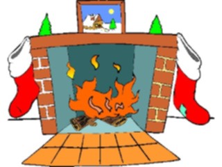 Sticker Custom Preview Image #070755 Holidays Christmas Gifts Stockings Stockingson Mantle6
