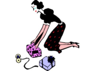 Sticker Custom Preview Image #070771 Holidays Christmas Gifts Stockings Wrapping Gifts1