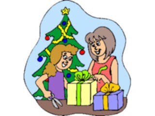 Sticker Custom Preview Image #070772 Holidays Christmas Gifts Stockings Wrapping Gifts2