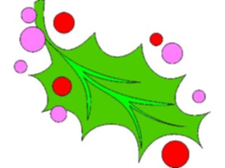 Sticker Custom Preview Image #070794 Holidays Christmas Holly Mistletoe Holly16