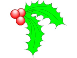 Sticker Custom Preview Image #070795 Holidays Christmas Holly Mistletoe Holly17