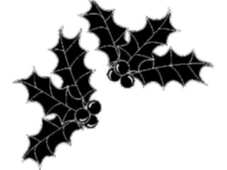 Sticker Custom Preview Image #070797 Holidays Christmas Holly Mistletoe Holly19